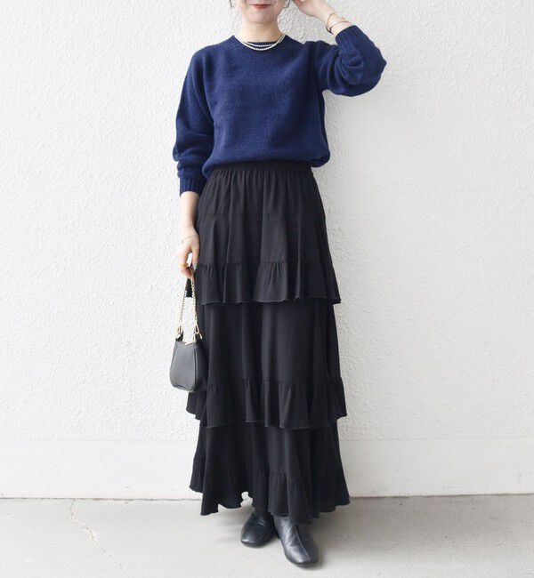 SHIPS any「【SHIPS any別注】Harley of Scotland: シェットランド クルーネック ニット 25AW」|ニット・セーター|