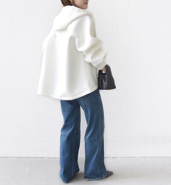 SHIPS for women「【WEB限定】〈手洗い可能〉ダンボール ダブルジップ フーディー 3」|パーカー|