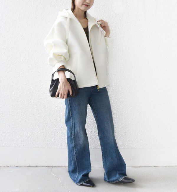 SHIPS for women「【WEB限定】〈手洗い可能〉ダンボール ダブルジップ フーディー 3」|パーカー|