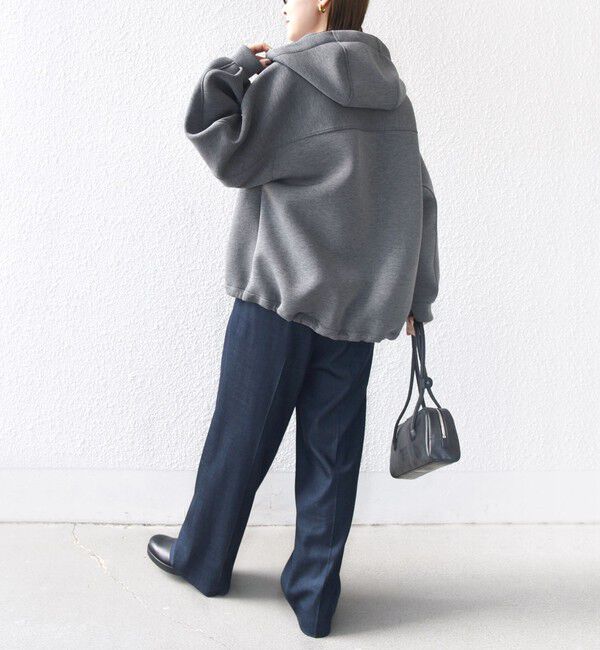 SHIPS for women「【WEB限定】〈手洗い可能〉ダンボール ダブルジップ フーディー 3」|パーカー|