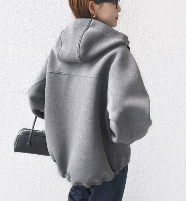 SHIPS for women「【WEB限定】〈手洗い可能〉ダンボール ダブルジップ フーディー 3」|パーカー|