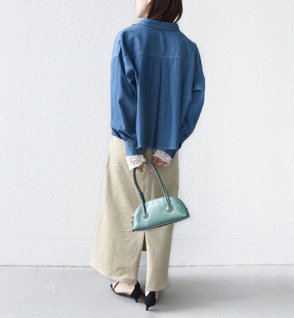 SHIPS for women「〈手洗い可能〉ラメ ラッセル レース ヘンリー ネック 2WAY プルオーバー」|Tシャツ・カットソー|