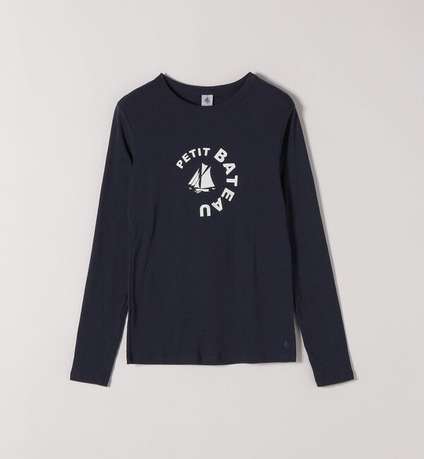SHIPS any「【SHIPS any別注】PETIT BATEAU: プリント ロン TEE」|Tシャツ・カットソー|