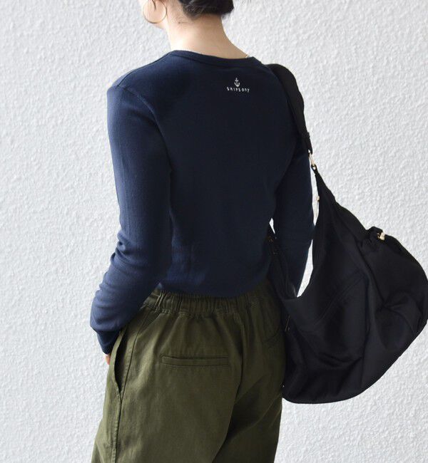 SHIPS any「【SHIPS any別注】PETIT BATEAU: プリント ロン TEE」|Tシャツ・カットソー|