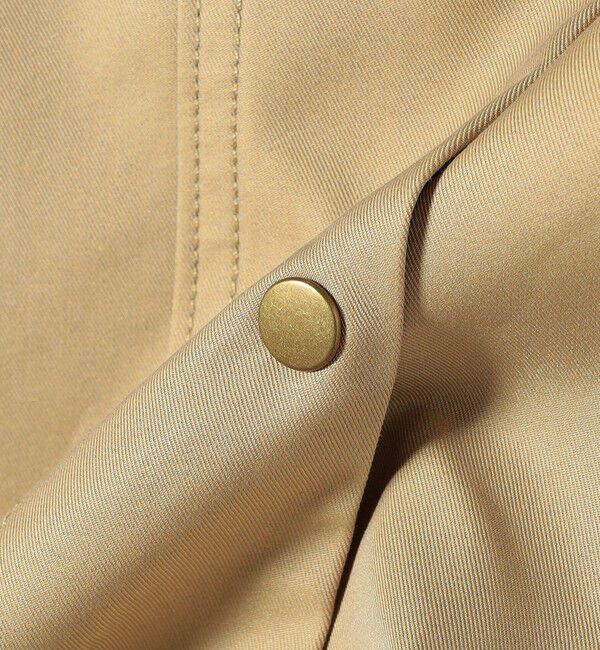 SHIPS any「SHIPS any:〈手洗い可能〉シャンブレー Aライン フレア ショート コート」|その他|