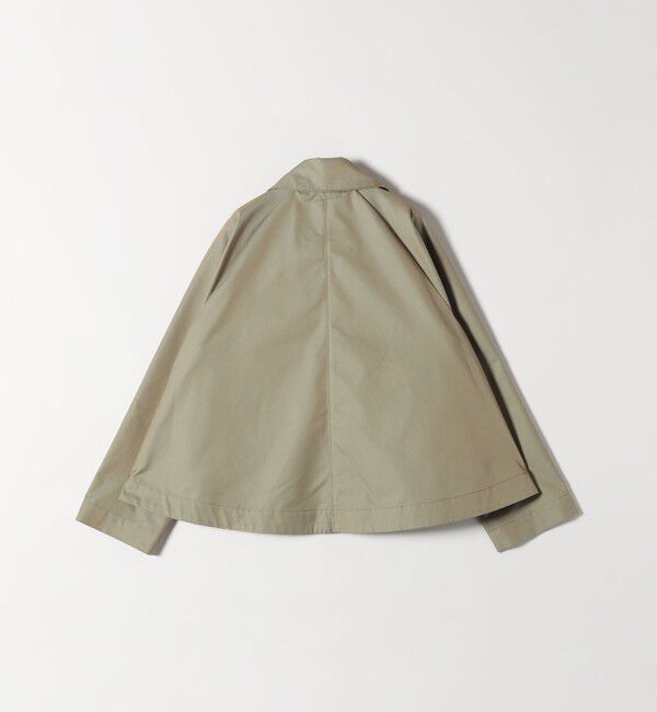 SHIPS any「SHIPS any:〈手洗い可能〉シャンブレー Aライン フレア ショート コート」|その他|