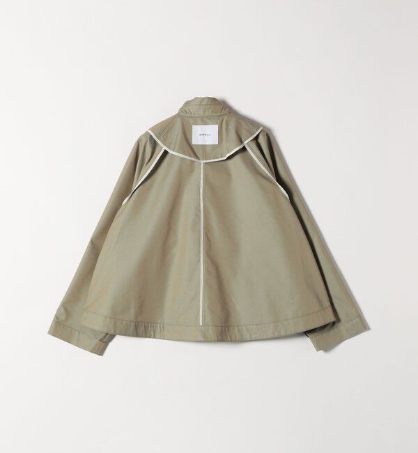 SHIPS any「SHIPS any:〈手洗い可能〉シャンブレー Aライン フレア ショート コート」|その他|