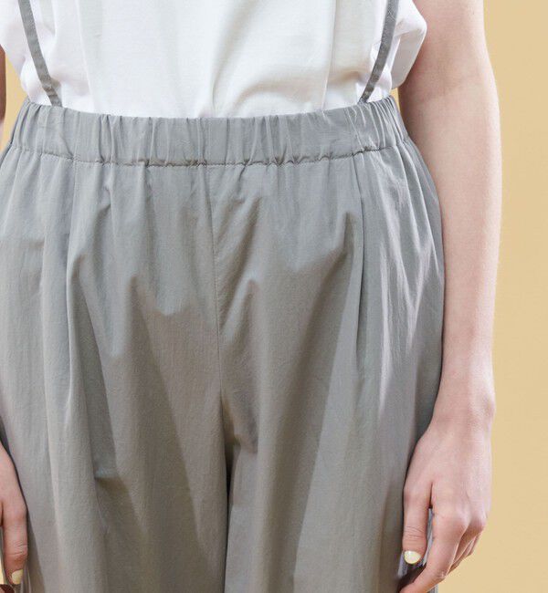 GALERIE VIE「コンパクトコットンツイル サスペンダー付きパンツ」|その他|