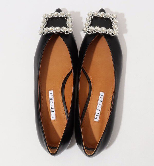 TOMORROWLAND GOODS「PIPPICHIC ANNA V JEWERLY フラットシューズ」|パンプス|