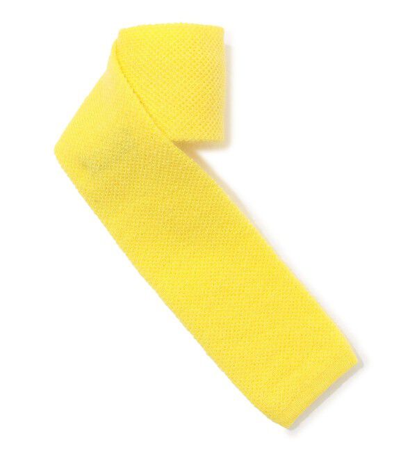 TOMORROWLAND GOODS「Fratelli Luigi ソリッド ニットタイ」|ネクタイ・蝶ネクタイ|23 イエロー