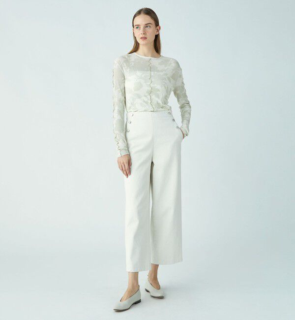 SOULEIADO「コットンプリント クルーネックプルオーバー」|Tシャツ・カットソー|