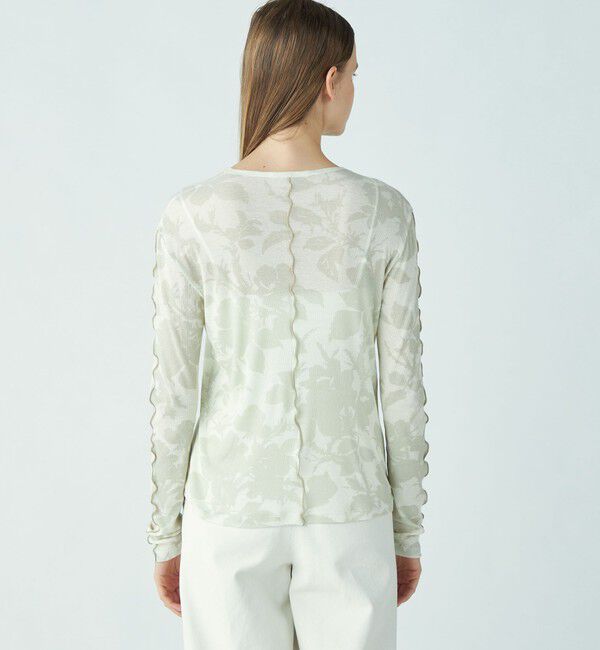 SOULEIADO「コットンプリント クルーネックプルオーバー」|Tシャツ・カットソー|