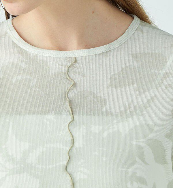 SOULEIADO「コットンプリント クルーネックプルオーバー」|Tシャツ・カットソー|