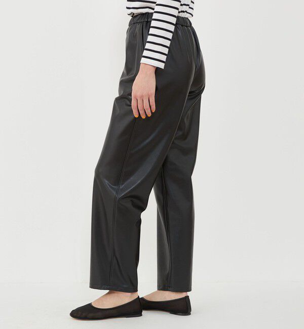 GALERIE VIE「レザーライククロスストレッチイージーパンツ」|その他|