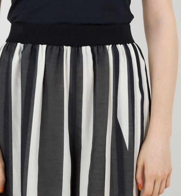 DES PRES「サークルストライププリント ギャザーワイドパンツ」|その他|