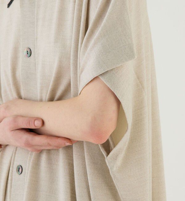 GALERIE VIE「プルミエールウール ポロロングカーディガン」|カーディガン|