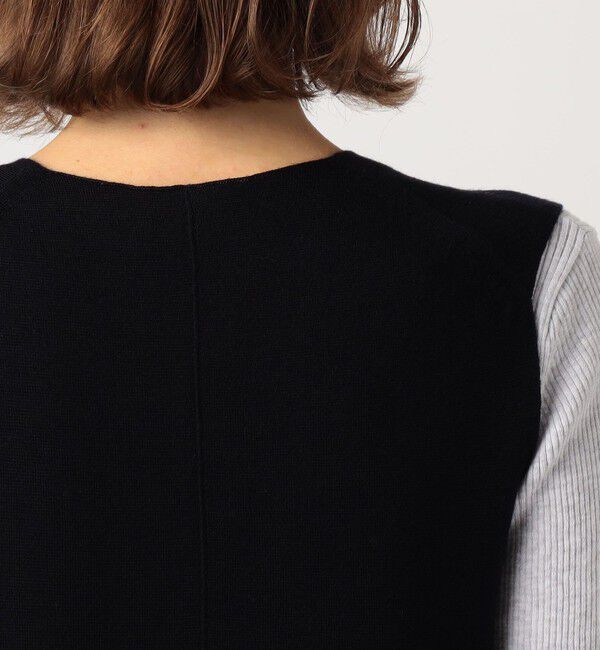 GALERIE VIE「ウーステッドミラノリブ ロングベスト」|ベスト・ジレ|