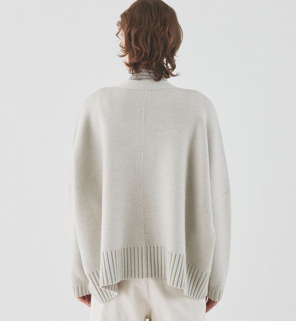GALERIE VIE「ウーステッドダブルフェイス Vネックカーディガン」|カーディガン|