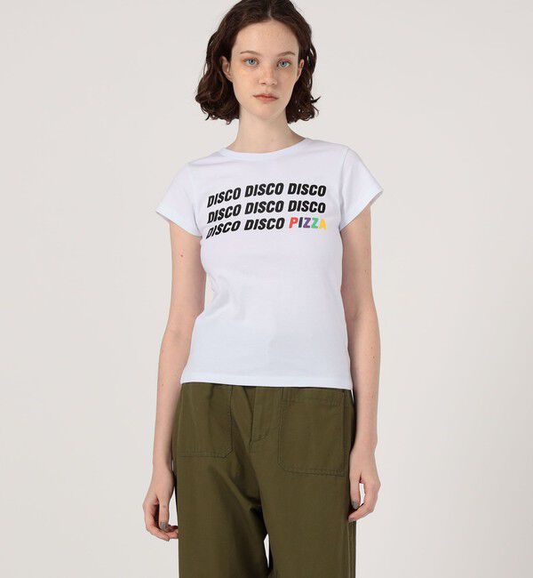 TOMORROWLAND BUYING WEAR「ETRE CECIL DISCO PIZZA CAP SLEEVE Tシャツ」|Tシャツ・カットソー|