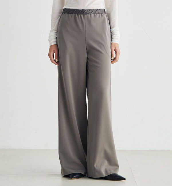 Edition「カルゼジャージー セミワイドスラックス」|スラックス|