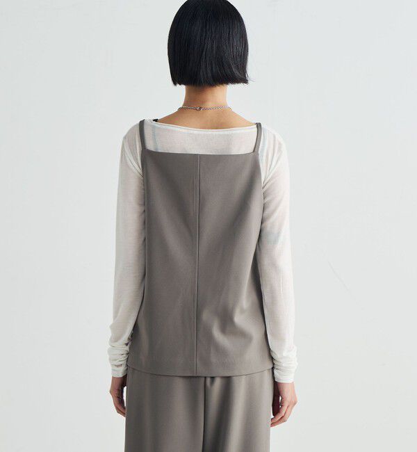 Edition「カルゼジャージー ジップトップス」|シャツ・ブラウス|