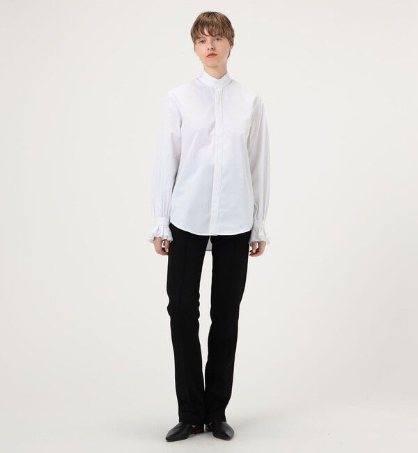 TOMORROWLAND BUYING WEAR「BOURRIENNE BOUDOIR コットン スタンドカラーシャツ」|シャツ・ブラウス|