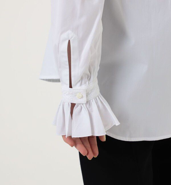 TOMORROWLAND BUYING WEAR「BOURRIENNE BOUDOIR コットン スタンドカラーシャツ」|シャツ・ブラウス|