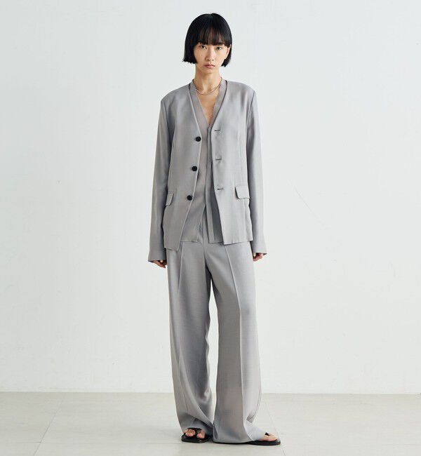 Edition「ウールビエラ ワイドスラックス」|スラックス|