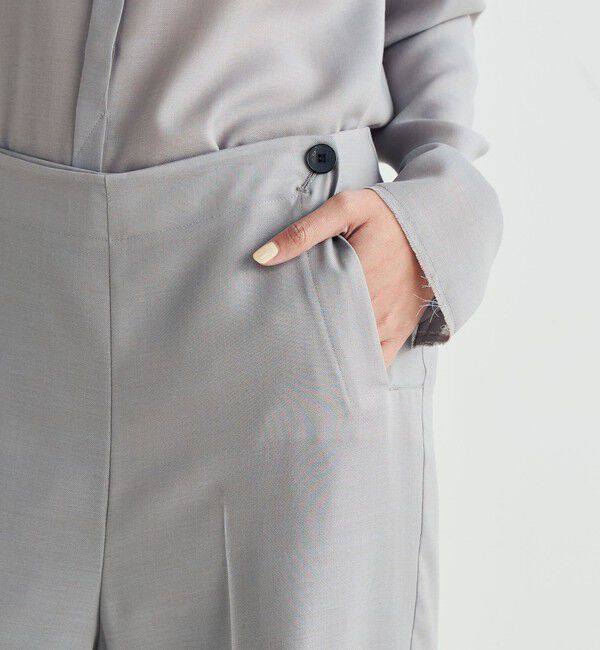 Edition「ウールビエラ ワイドスラックス」|スラックス|