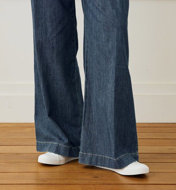 JAMES PERSE「コットンデニム タックワイドパンツ WCID1090」|デニム|