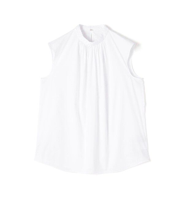 TOMORROWLAND collection「ストレッチブロード ハイネックブラウス」|シャツ・ブラウス|11 ホワイト