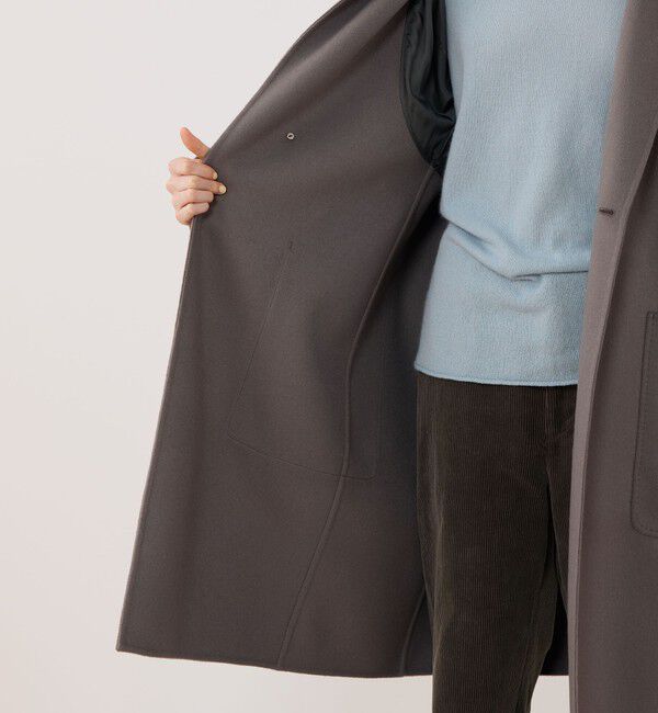 GALERIE VIE「ダブルフェイス ドルマンスリーブフーデッドコート」|その他|