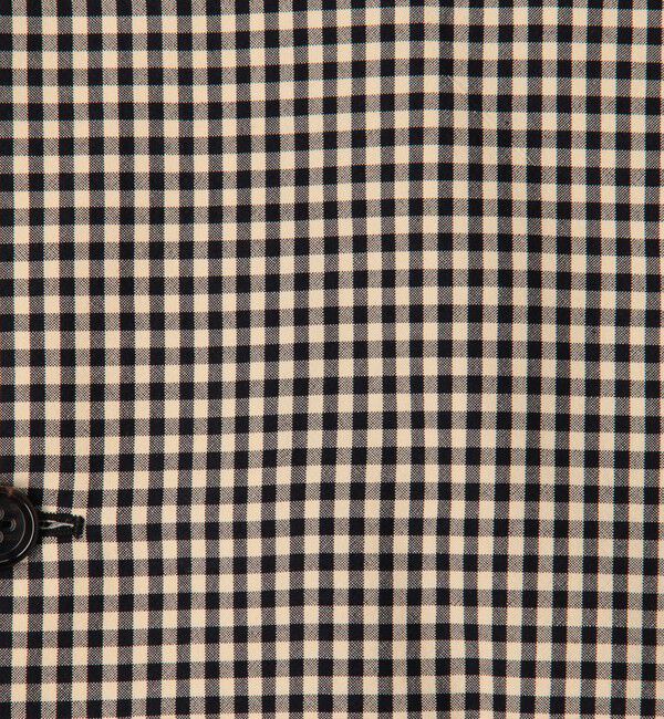 TOMORROWLAND MENS「シルクカシミア ギンガムチェック シングルブレステッド ショートコート」|その他|