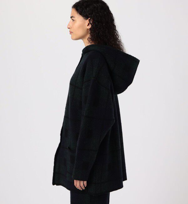 TOMORROWLAND GOODS「【別注】V::room タータンチェック フーデッドコート」|その他|