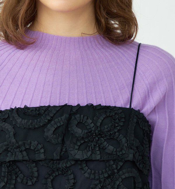 Ballsey「ロゼットチュールエンブロイダリー キャミソールブラウス」|その他|