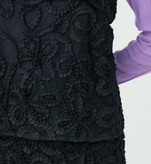 Ballsey「ロゼットチュールエンブロイダリー キャミソールブラウス」|その他|