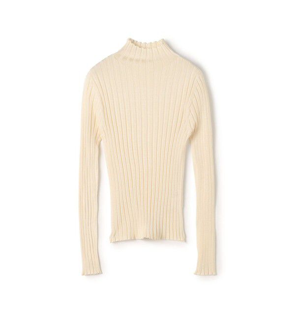 DES PRES「ドメスティックスパンシルク ビルドネックプルオーバー」|ニット・セーター|11 ホワイト