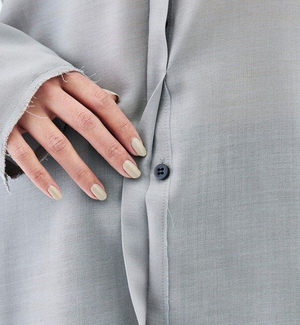 Edition「ウールビエラ Vネックシャツ」|シャツ・ブラウス|