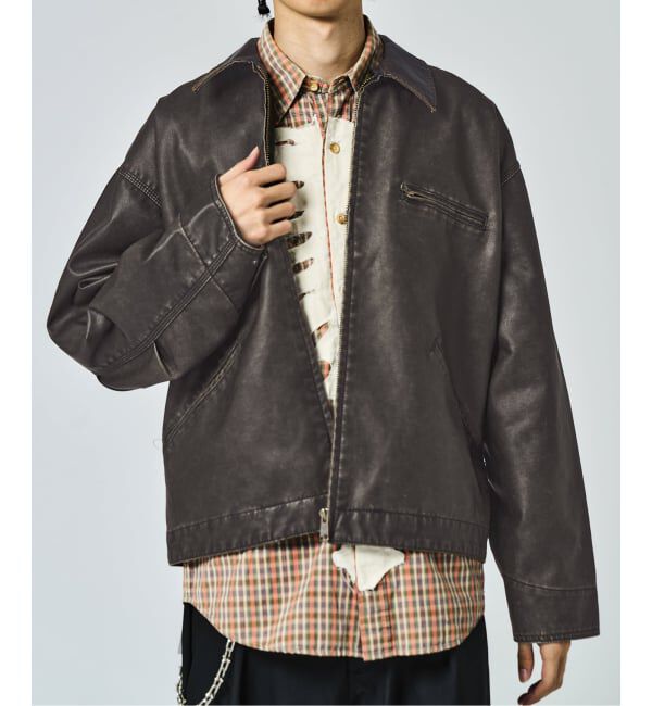 JOINT WORKS「J フェードフェイクレザーブルゾン」|その他|