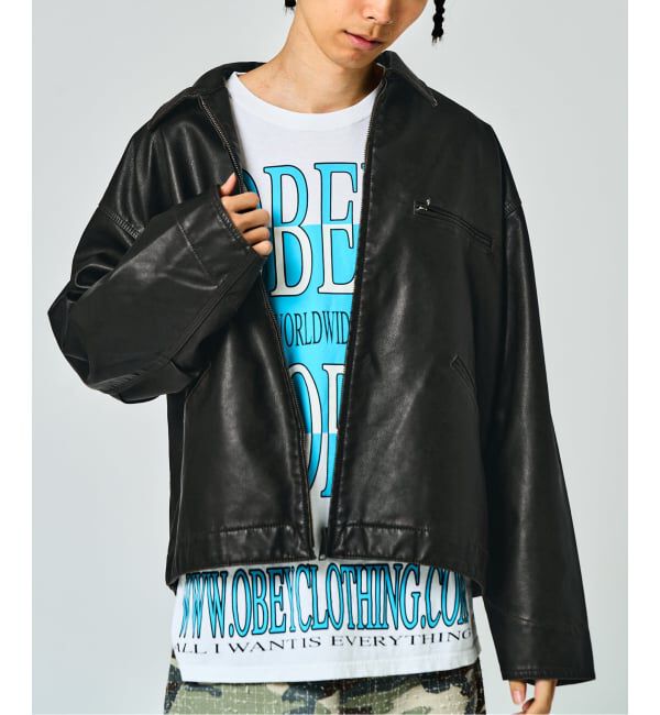 JOINT WORKS「J フェードフェイクレザーブルゾン」|その他|