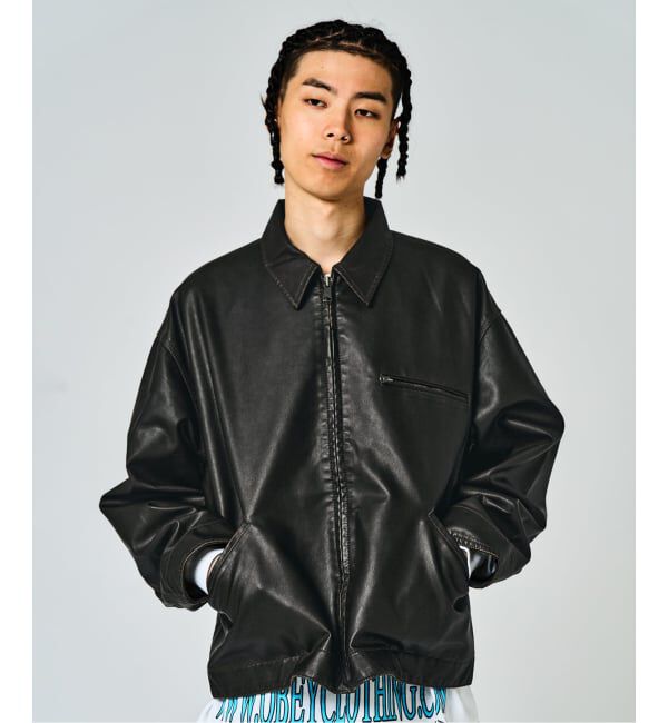 JOINT WORKS「J フェードフェイクレザーブルゾン」|その他|