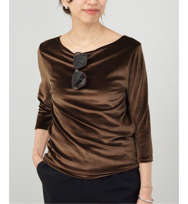 IENA「スノーベロア プルオーバー」|Tシャツ・カットソー|