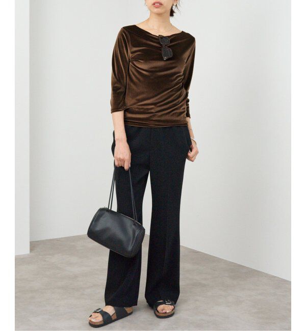 IENA「スノーベロア プルオーバー」|Tシャツ・カットソー|