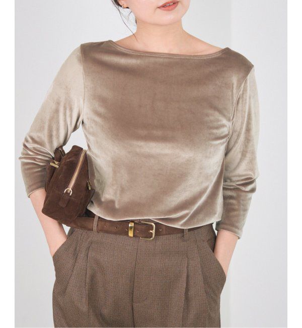 IENA「スノーベロア プルオーバー」|Tシャツ・カットソー|