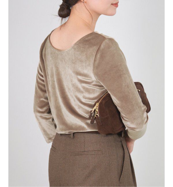 IENA「スノーベロア プルオーバー」|Tシャツ・カットソー|