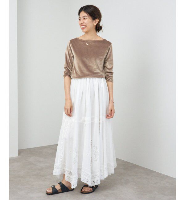 IENA「スノーベロア プルオーバー」|Tシャツ・カットソー|