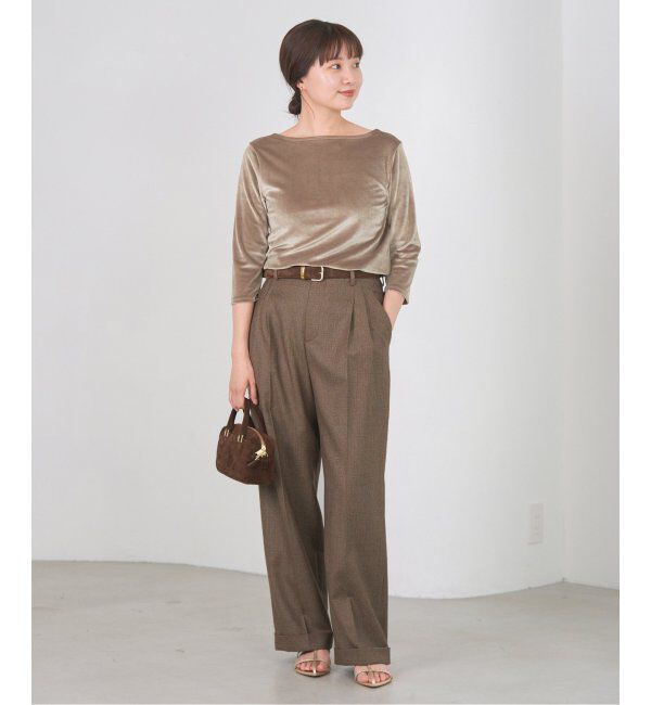 IENA「スノーベロア プルオーバー」|Tシャツ・カットソー|