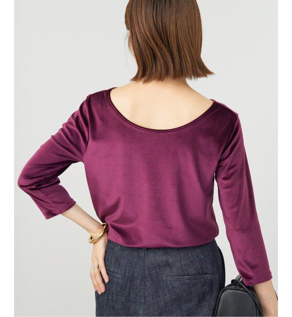 IENA「スノーベロア プルオーバー」|Tシャツ・カットソー|