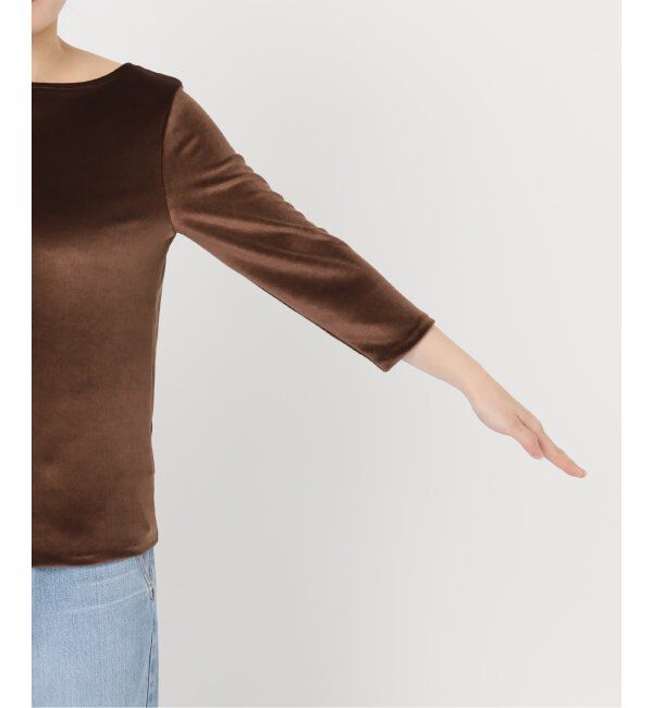 IENA「スノーベロア プルオーバー」|Tシャツ・カットソー|