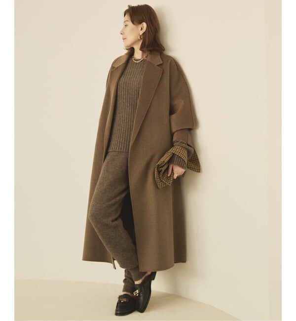 VERMEIL par iena「カシミヤリバーロングコート」|その他|